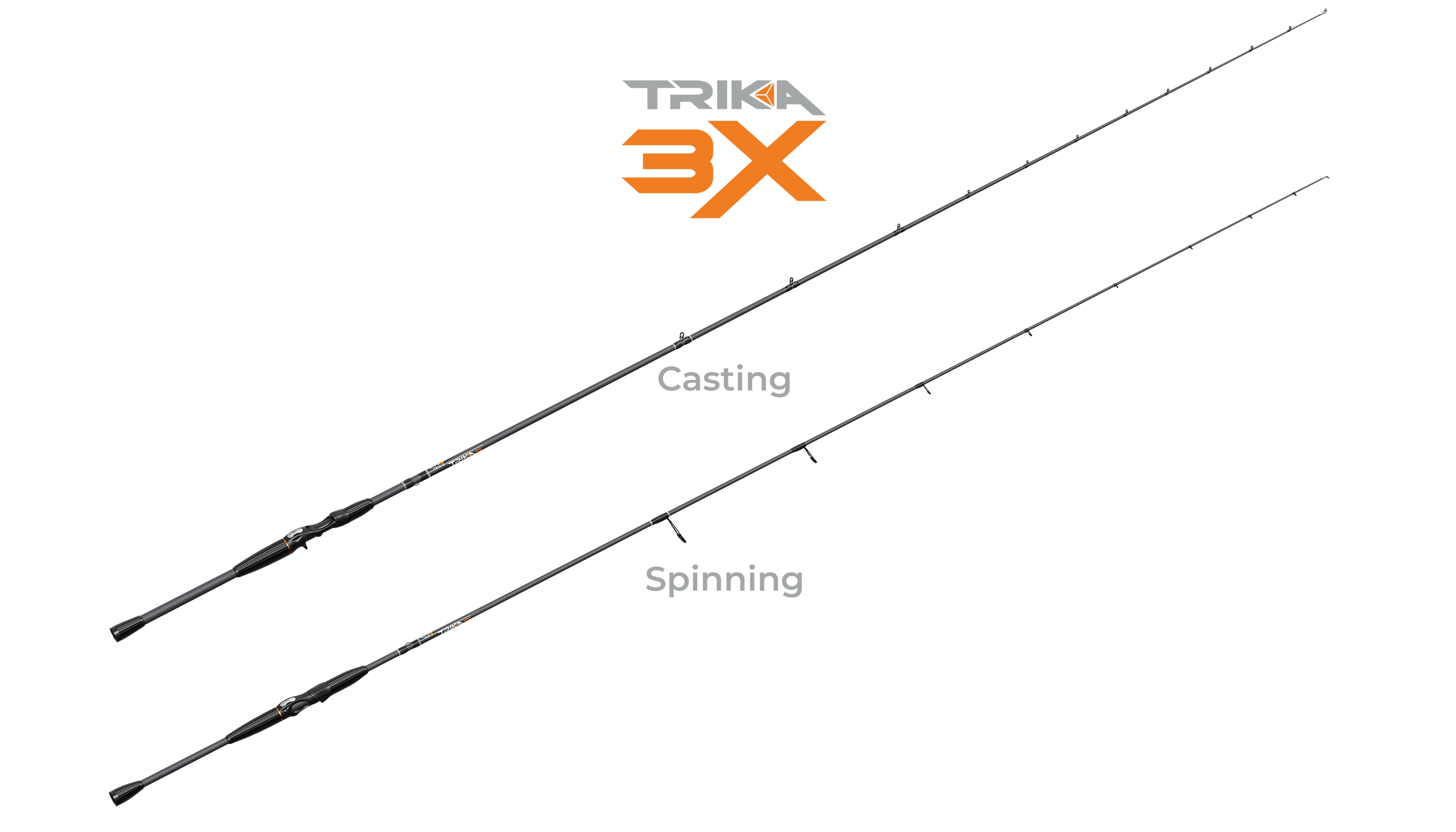 Trika 3X - Bass, Bluegill, Crappie, Inshore, Muskie, Pike, Redfish, Sand Bass, Sea Trout, Smallmouth Bass, Snook, Striper, Trout, Walleye, YGroup_rod