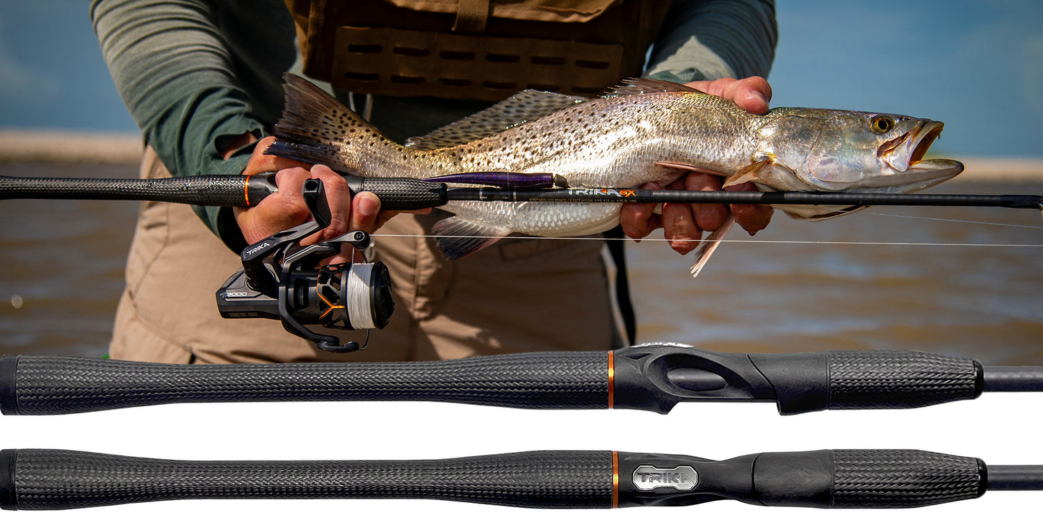 direct to consumer fishing pole Solo 7'10" Rod | Extreme Distance Sight Casting hand retrieve Fishing Pole vs Rod: 8