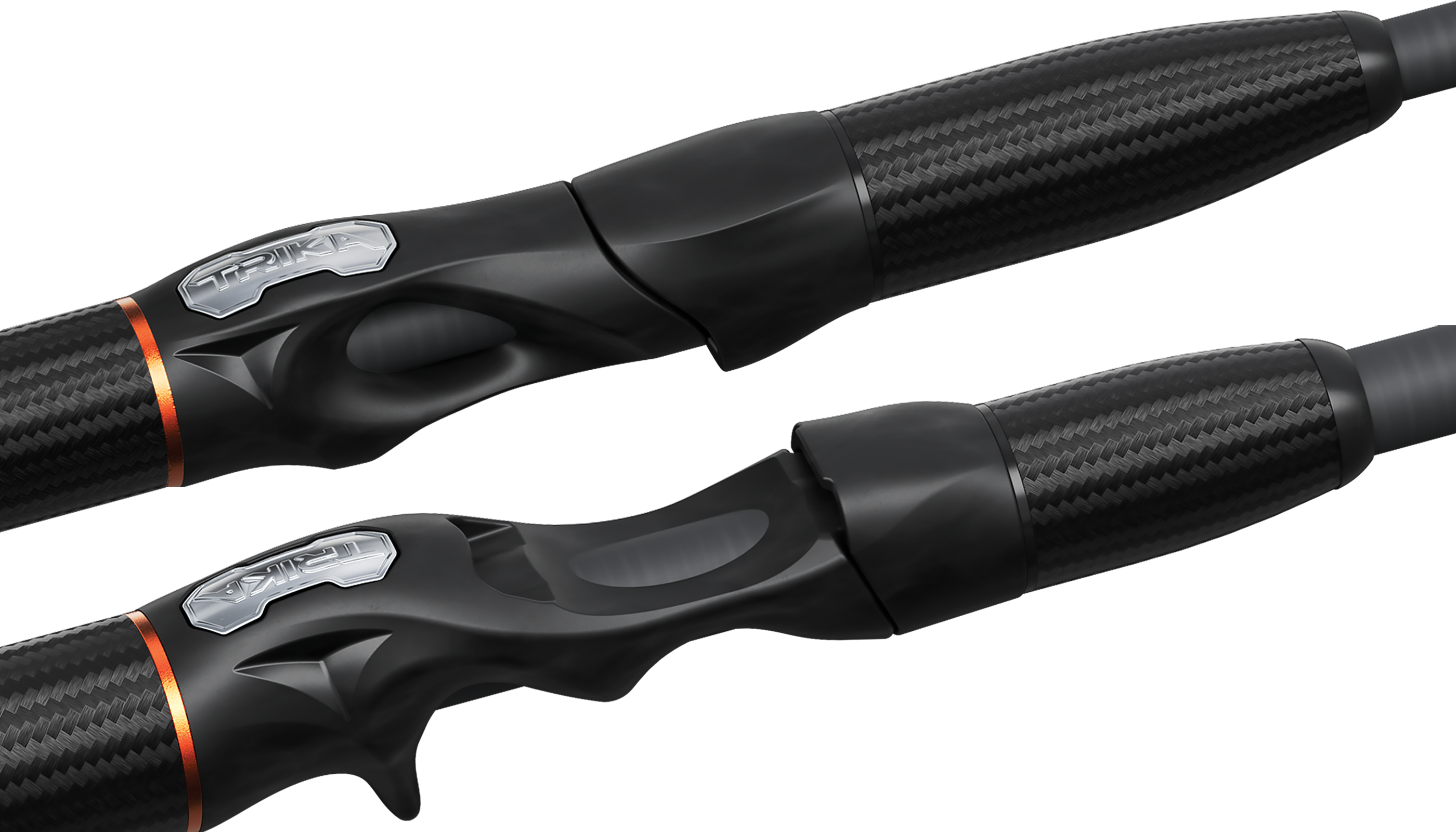  TRIKA 6X Casting Carbon Rod 7' [ Medium Heavy Power, Fast  Action] Carbon Weave Casting Rod for 2X Extra Sensitive Vibration, Longer  Casting